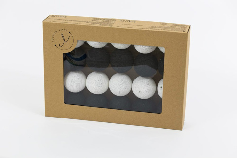 Cotton Balls Black and White 35L Cotton Balls Black and White 35L