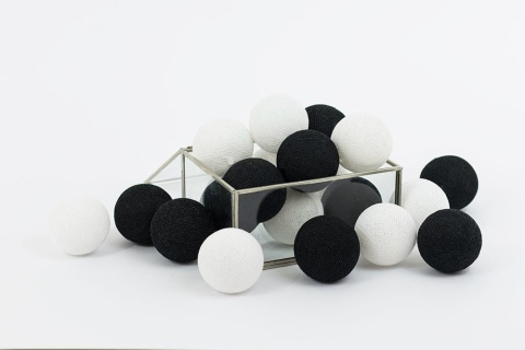 Cotton Balls Black and White 50L Cotton Balls Black and White 50L