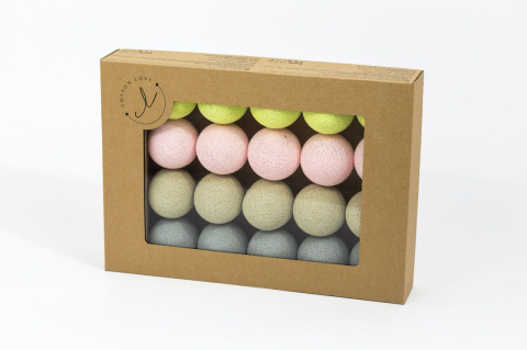 Cotton Balls Limonkowe 50L