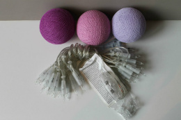 Cotton Balls Kabel 35 lampek LED