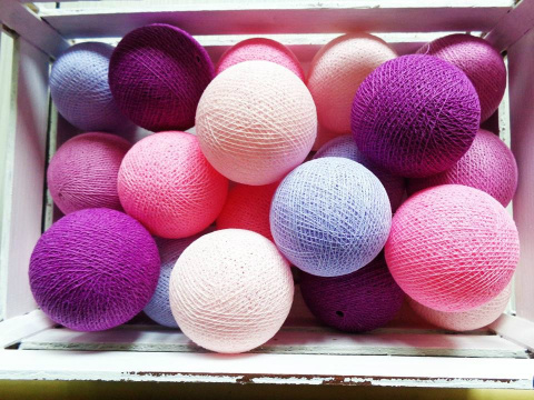 Cotton Balls Light Berry 10L Cotton Balls Light Berry 10L