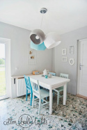 Cotton Ball Lamp M 31cm OPEN 3/4
