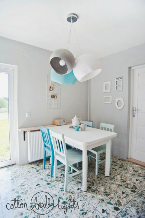 Cotton Ball Lamp M 31cm OPEN 3/4 Cotton Ball Lamp M 31cm OPEN 3/4