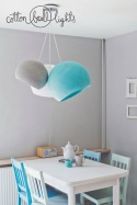 Cotton Ball Lamp L 36cm
