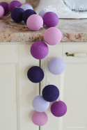 Cotton Balls Violets by Cotton Ball Lights 10L