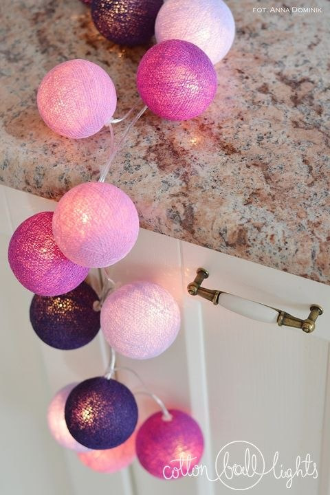 Cotton Balls Violets by Cotton Ball Lights 10L Cotton Balls Violets by Cotton Ball Lights 10L
