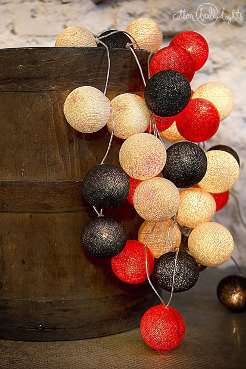 Cotton Balls Warm Red 10L