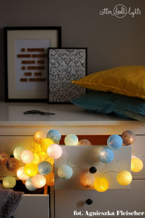 Cotton Balls Sunny Turquoise By Pretty Pleasure 35L Cotton Balls Sunny Turquoise By Pretty Pleasure 35L