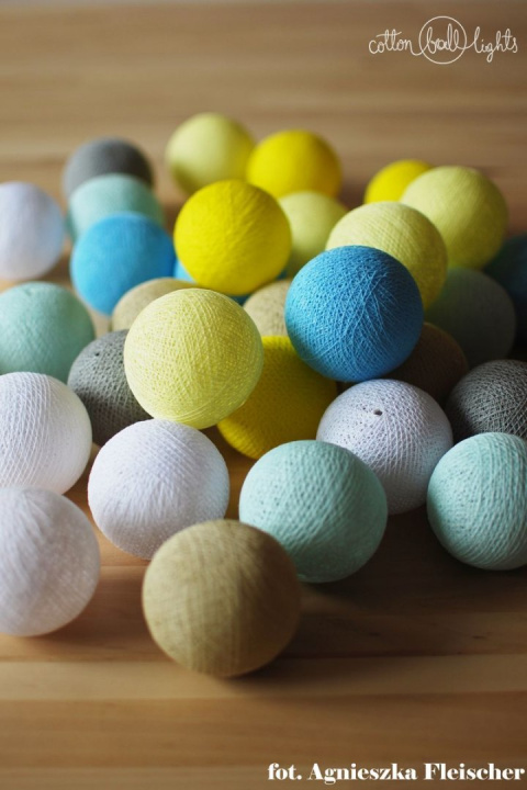 Cotton Balls Sunny Turquoise By Pretty Pleasure 50L Cotton Balls Sunny Turquoise By Pretty Pleasure 50L
