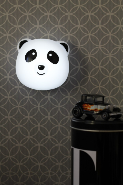 Lampka ścienna PUFI Panda z pilotem Lampka ścienna PUFI Panda z pilotem