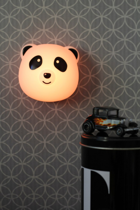 Lampka ścienna PUFI Panda z pilotem Lampka ścienna PUFI Panda z pilotem