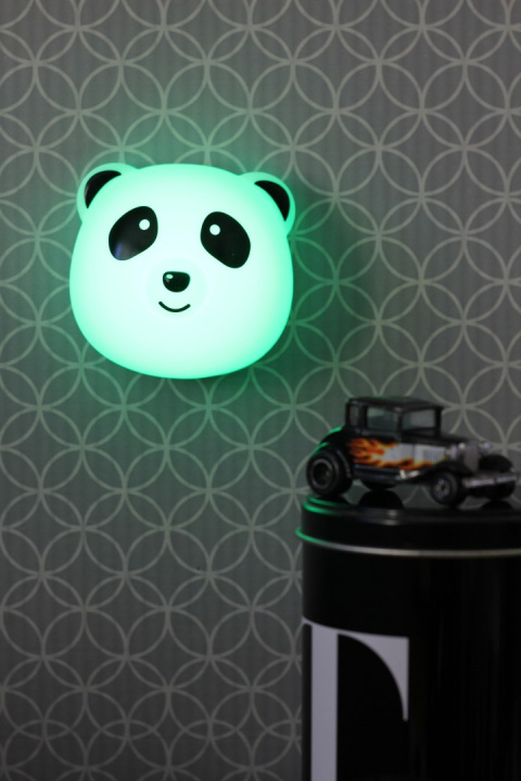 Lampka ścienna PUFI Panda z pilotem Lampka ścienna PUFI Panda z pilotem