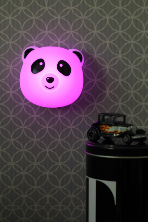 Lampka ścienna PUFI Panda z pilotem Lampka ścienna PUFI Panda z pilotem