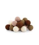 TERRAZA Outdoor Cotton Ball Lights, zestaw rozszerzający